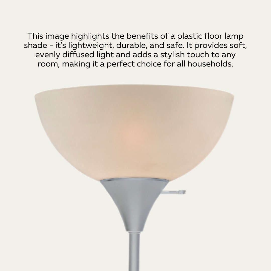 Stand Up Floor Lamp in Black - Modern Corner Light with White Opal Bowl Shade 72" Tall, 150-watt