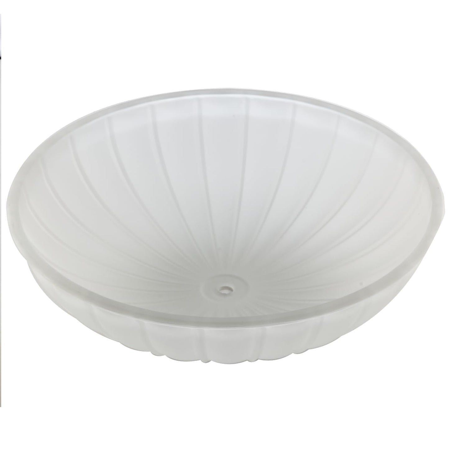 Frosted Glass Ceiling Light Cover Replacement For Ceiling Mounted Fixture Or Ceiling Fan Replacement Globes 11.57" Dia x 3.58" Height- Glass Light Cover - Light Fixture Replacement Glass Frosted White