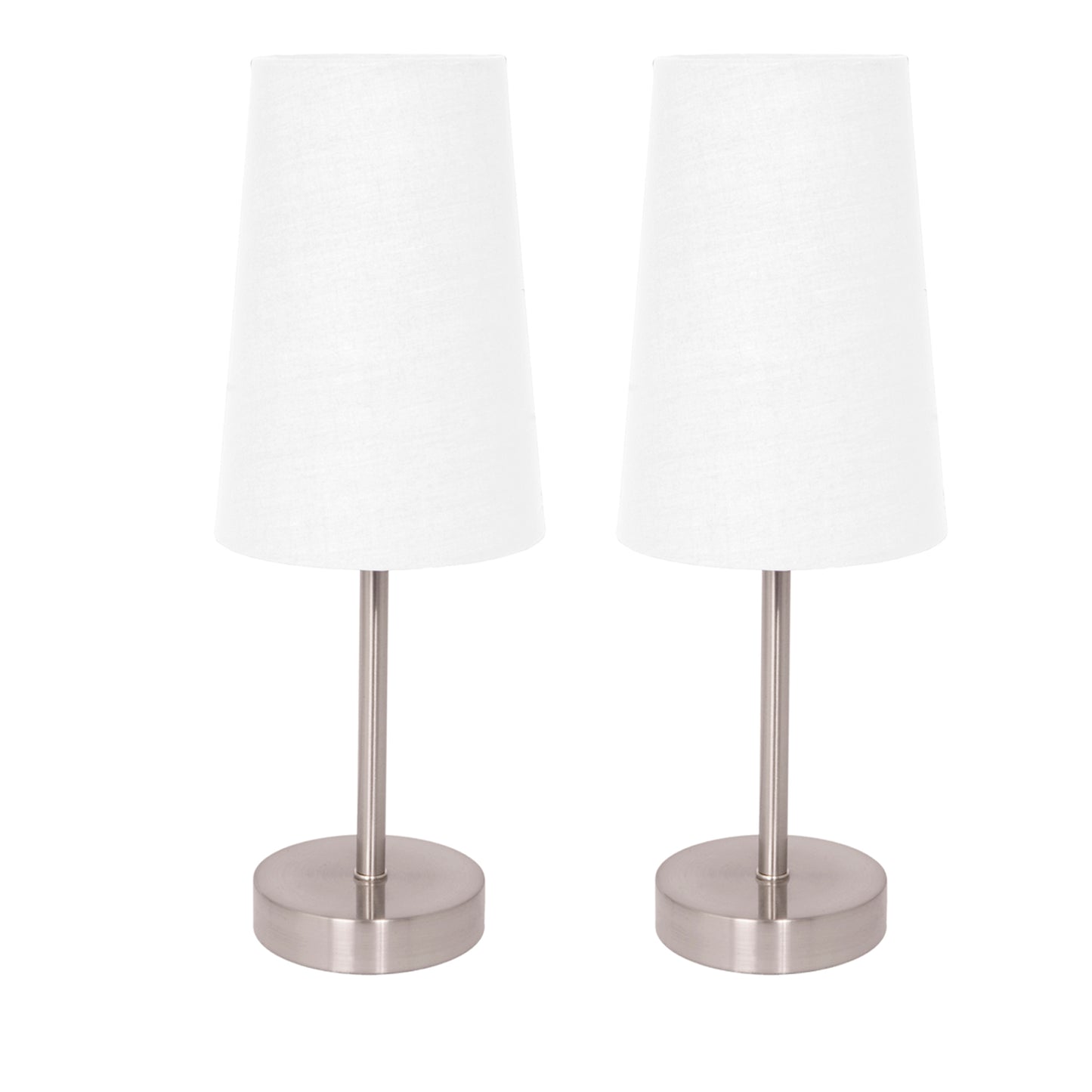 Bedside Table Lamp with Linen Lamp Shade by Light Accents Model 16270