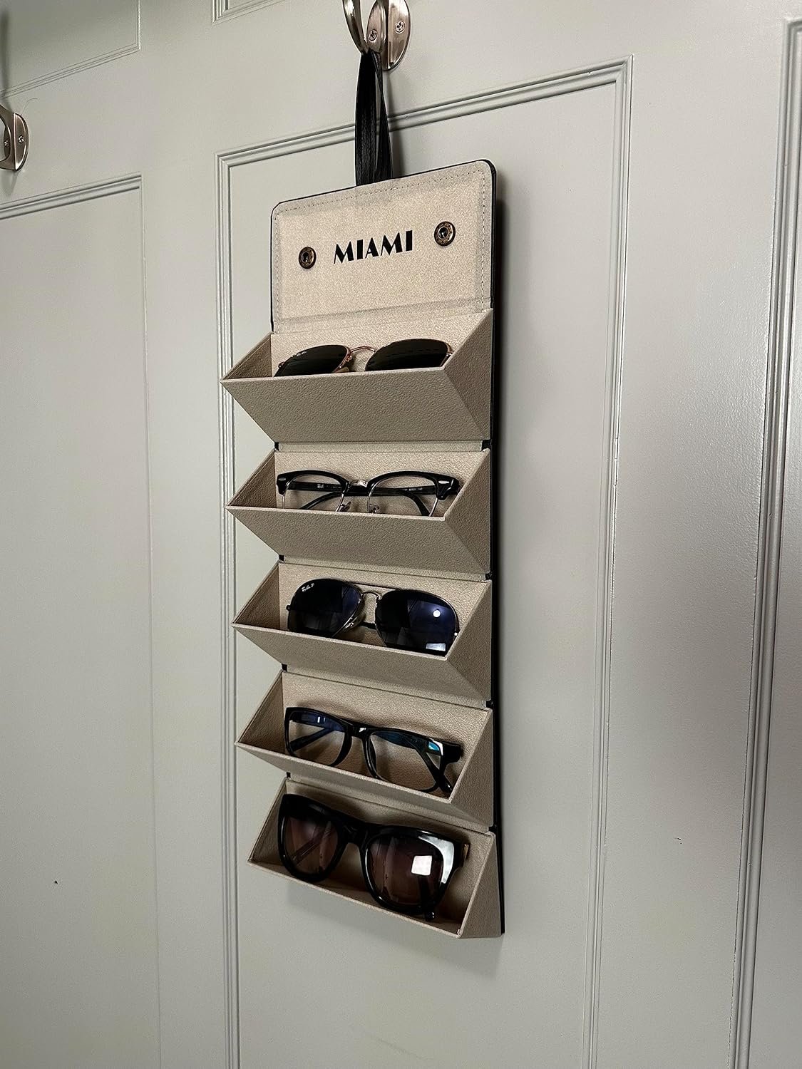 MTNShade Sunglasses Organizer Case Men & Women Retro Sunglasses for Storage Display of Multiple Sunglass