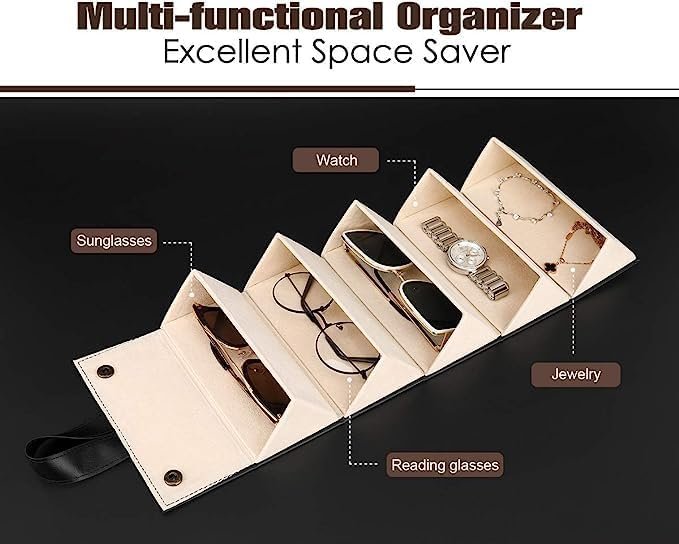 MTNShade Sunglasses Organizer Case Men & Women Retro Sunglasses for Storage Display of Multiple Sunglass