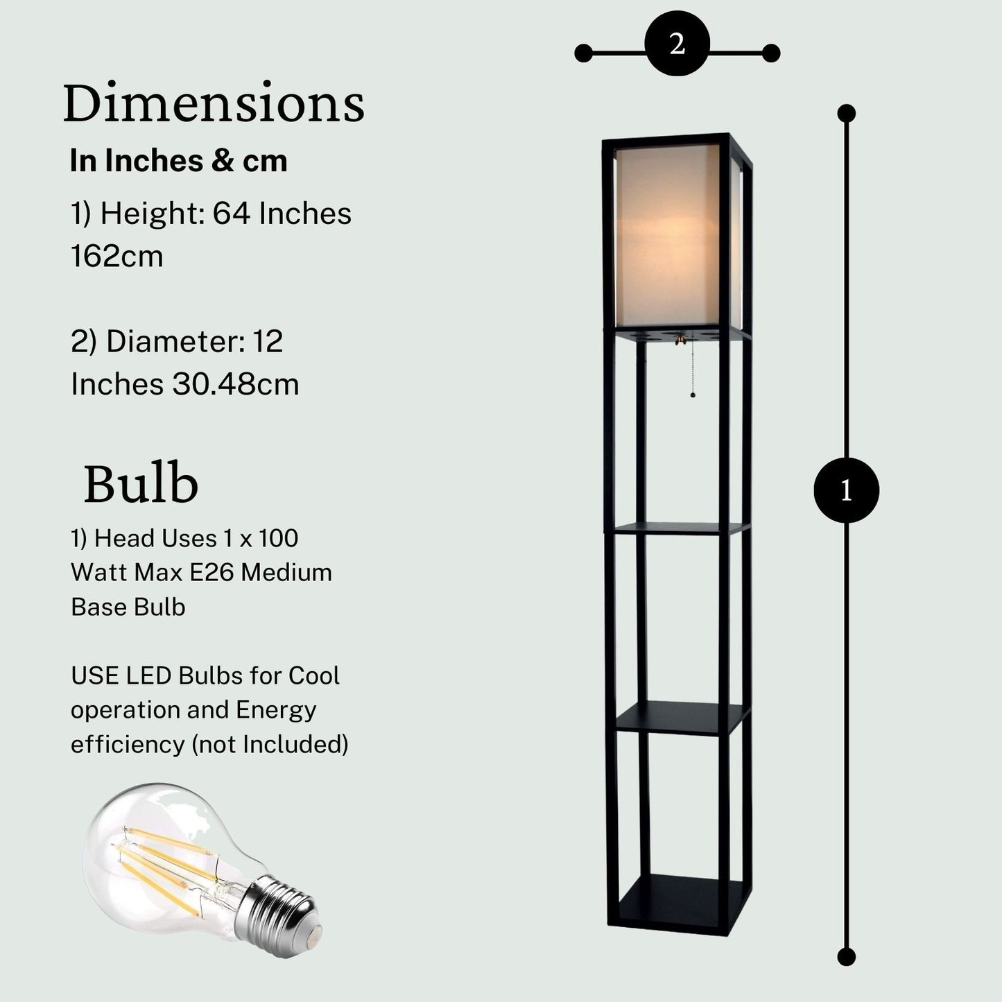 Shelf Floor Lamp