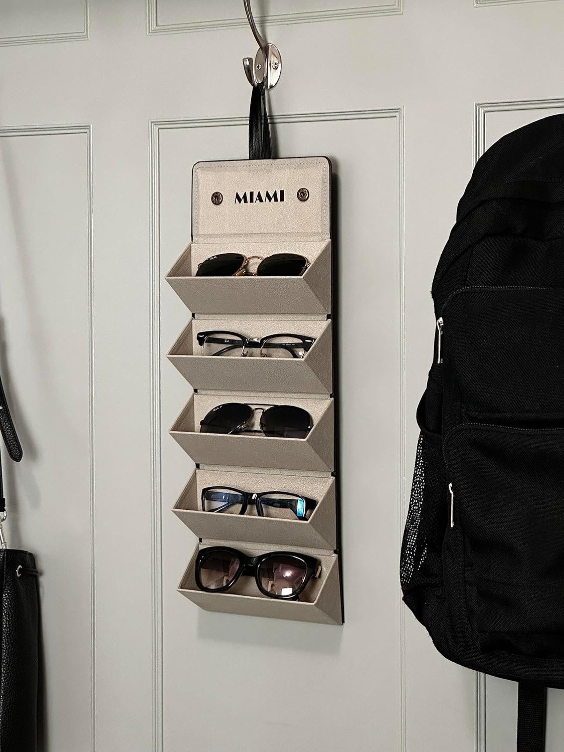 MTNShade Sunglasses Organizer Case Men & Women Retro Sunglasses for Storage Display of Multiple Sunglass