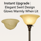 Floor Lamp Amber Alabaster Glass Bowl Shade - Floor Lamp Glass Shade New Packaging for Safe Shipping