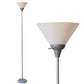 Floor Lamp with Opal White Cone Shade