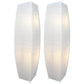 Japanese Rice Paper Floor Lamp – 50” Tall Chrome Base with White Paper Shade