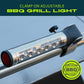 LIGHTACCENTS Barbecue Grill Light, Battery Operated LED BBQ Grill Light, Aluminum Clamp, Adjustable 180 Degrees, 10 LED Bulbs, Perfect for Outdoor Kitchen