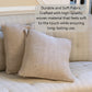 Beige Pillow Covers Set of 2 Boho Pillow Covers 18x18