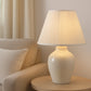 White Pleated Lamp Shade 7" x 13" x 10" Tall
