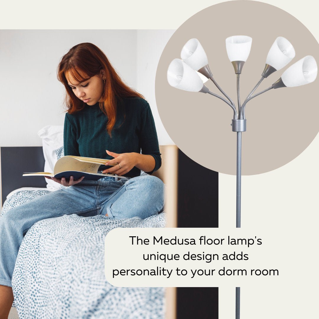 Medusa 5-Light Floor Lamp – Adjustable Shades