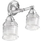 LIGHTACCENTS Ceiling Fan Light Covers For Ceiling Fan Light Kit - Clear Wave Glass Shade Lamp Replacement Kit For Ceiling Fan Light Kits. Clear Glass Shade (4-pack)
