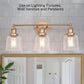 LIGHTACCENTS Ceiling Fan Light Covers For Ceiling Fan Light Kit - Clear Wave Glass Shade Lamp Replacement Kit For Ceiling Fan Light Kits. Clear Glass Shade (4-pack)