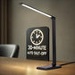 LED Desk Lamp with USB Charging Port Aluminum Construction (Black)