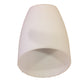 Lightaccents Small Replacement Shades -for Candelabra Base only, Base Hole Dimension: 0.83 inches (21 mm) - White Acrylic Shades (Model 16197-98) (Set of 5)
