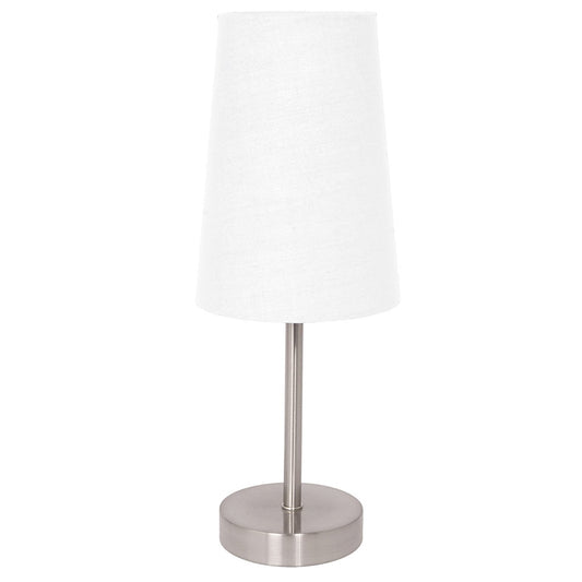 Bedside Table Lamp with Linen Lamp Shade by Light Accents Model 16270