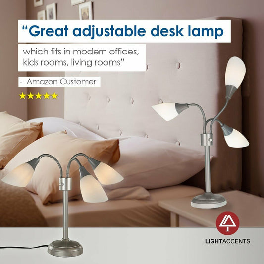 Medusa Multi Head Standing Lamp with 3 Positionable Shades