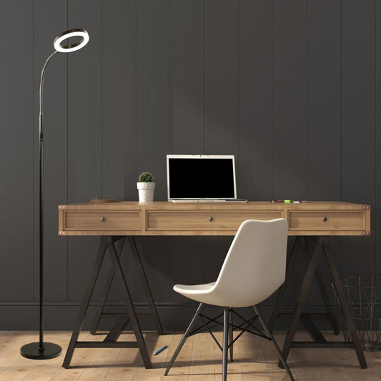 LED Floor Lamp With Adjustable Color and Dimmer Remote Touch Control