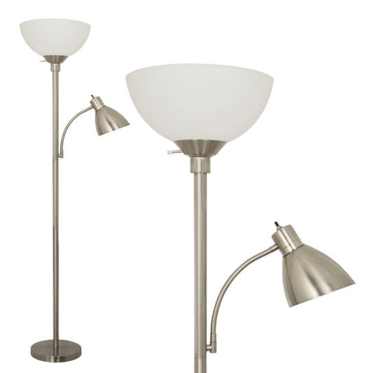 Stella Floor Lamp By Light Accents with Side Reading Light Model 6185-72