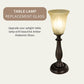 Amber Alabaster Floor Lamp Replacement Glass Shade