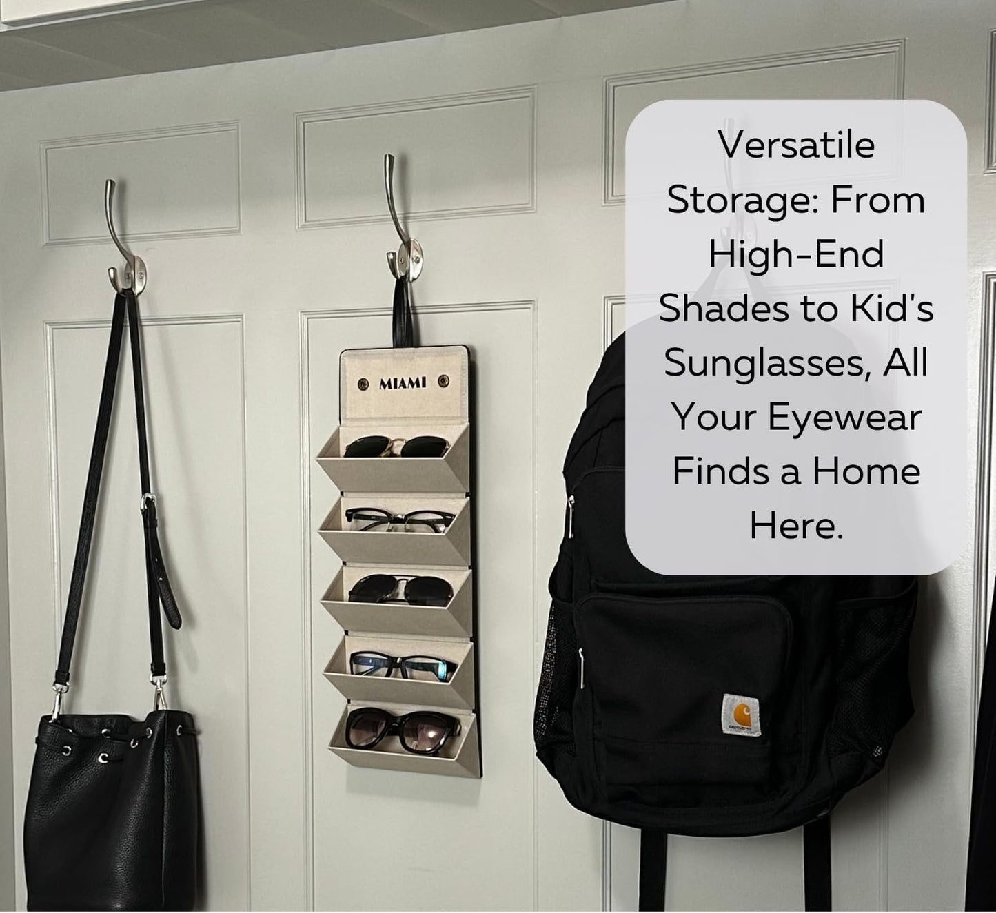 MTNShade Sunglasses Organizer Case Men & Women Retro Sunglasses for Storage Display of Multiple Sunglass